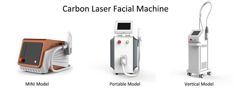 3 types of carbon laser facial Machine